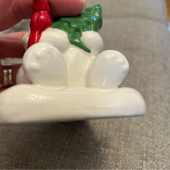 Vintage Bath & Body Works Ceramic Christmas Bear Soap Holder - Picture 5 of 8